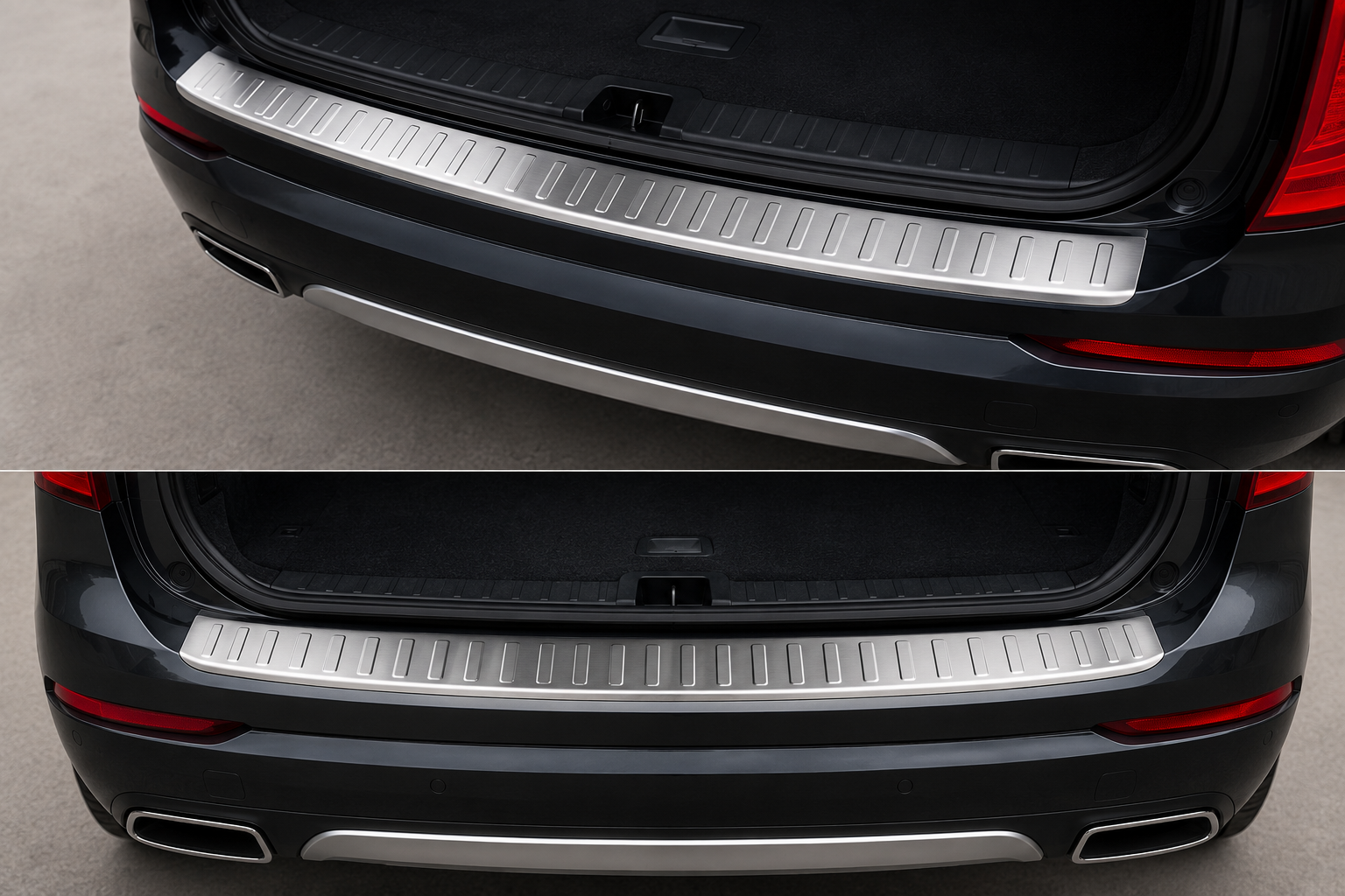 Volvo Xc 90 Arka Tampon Eşiği. Paslanmaz Çelik SUV 2015 ve sonrası görsel 2