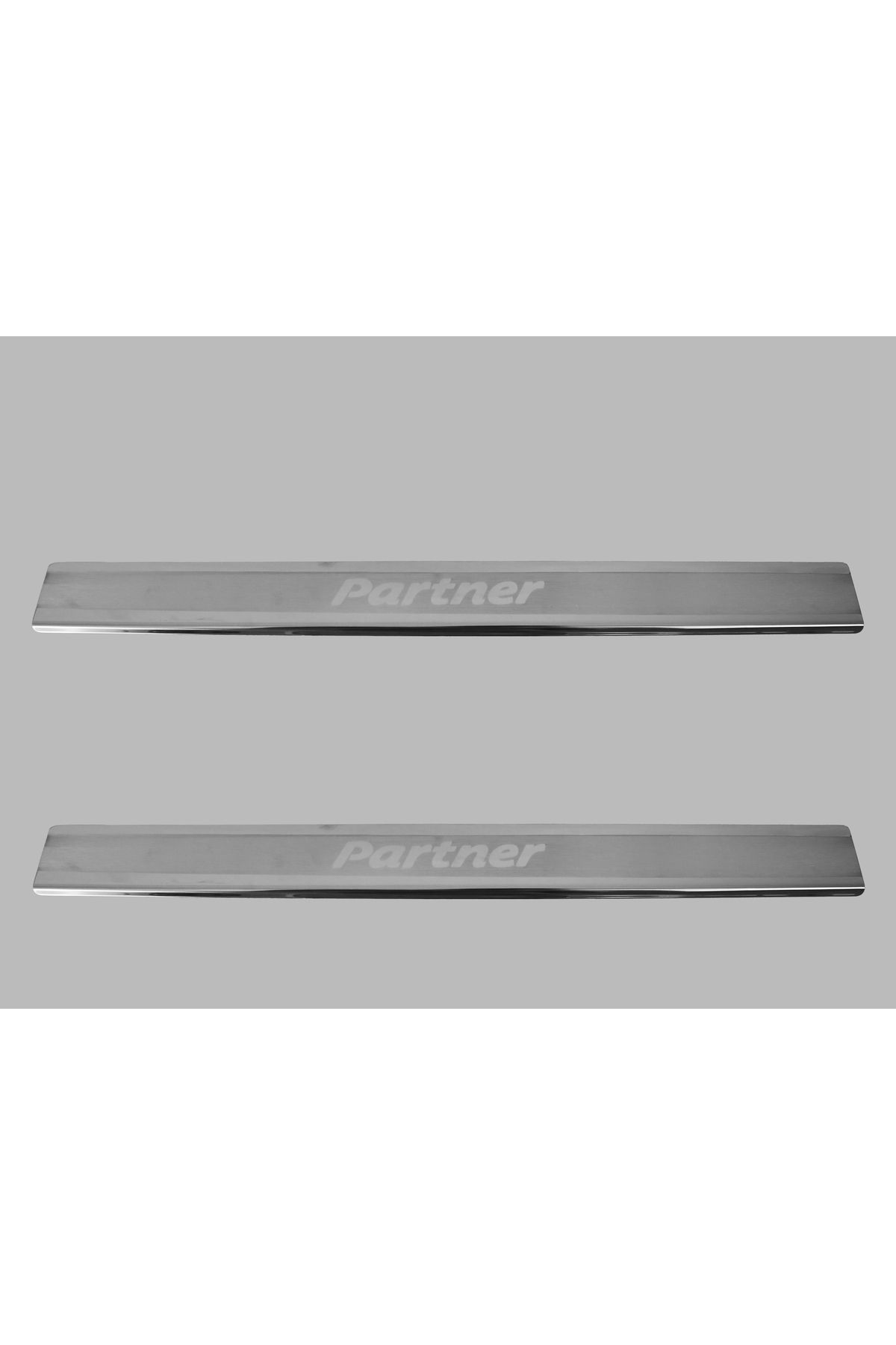 Peugeot Partner 1 Mini Van Kapı Eşiği 2 Parça 1996-2008 Krom Paslanmaz Çelik