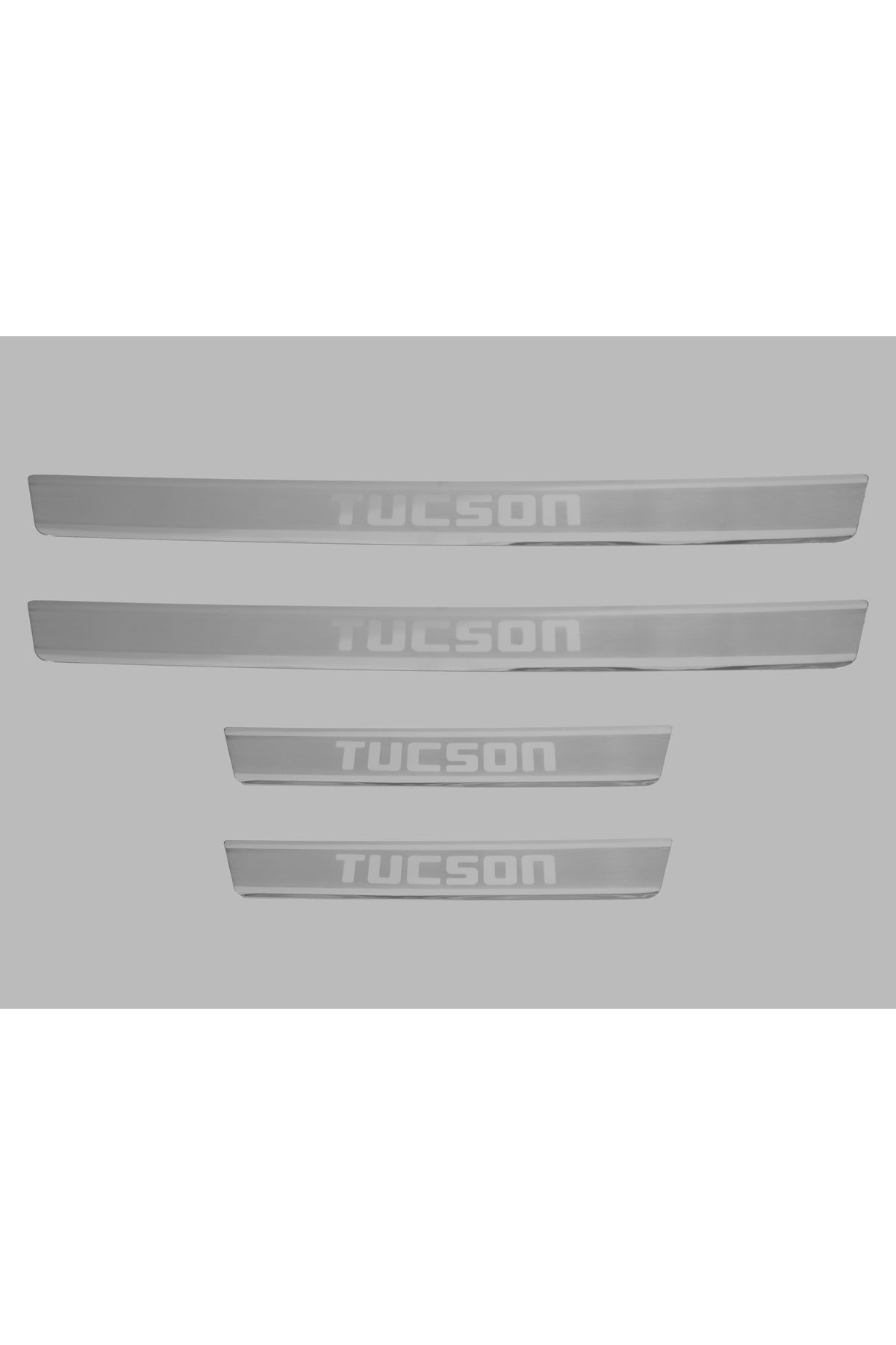 Hyundai Tucson Suv Kapı Eşiği 4 Parça 2015-2018 Krom Paslanmaz Çelik