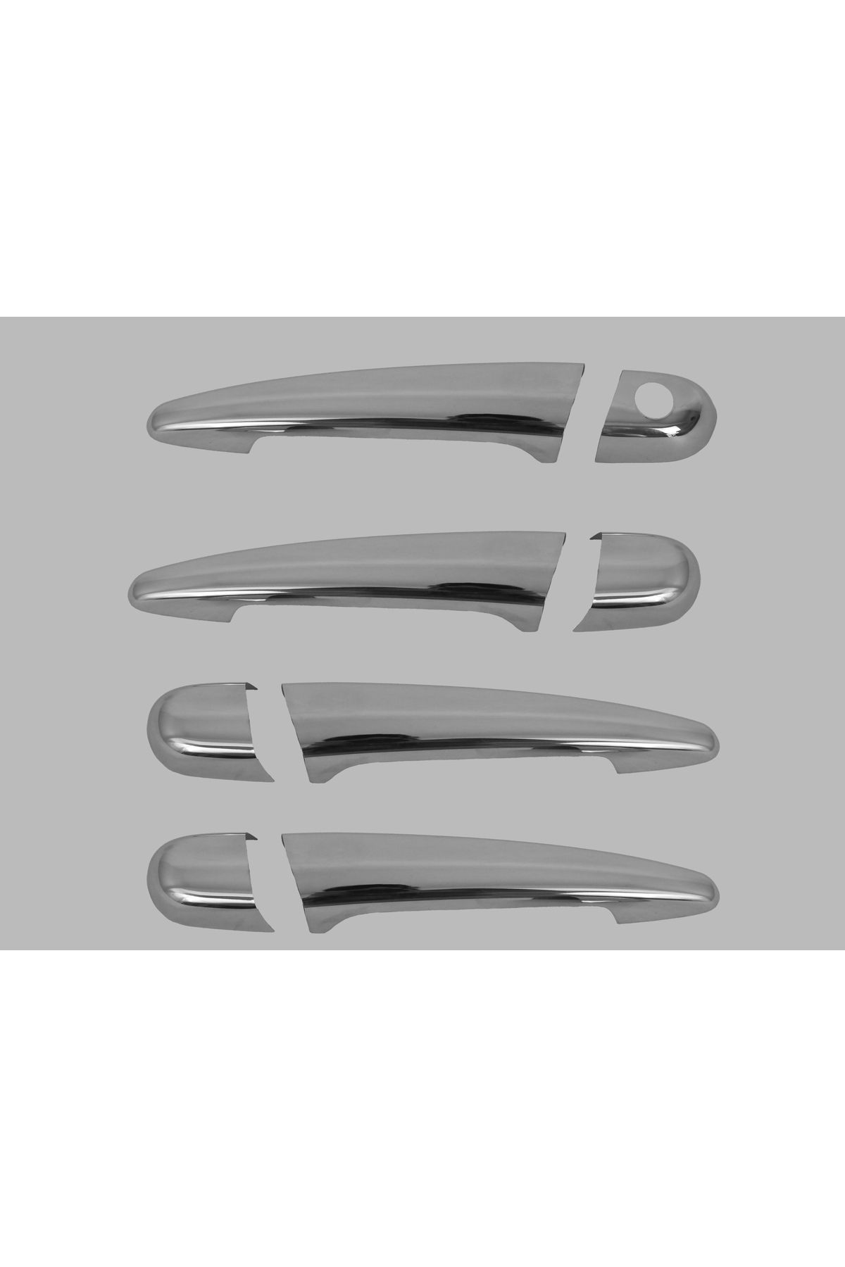 BMW 3 Series E46 Sedan Kapı Kolu 4 Parça 1998 - 2003 Krom Paslanmaz Çelik