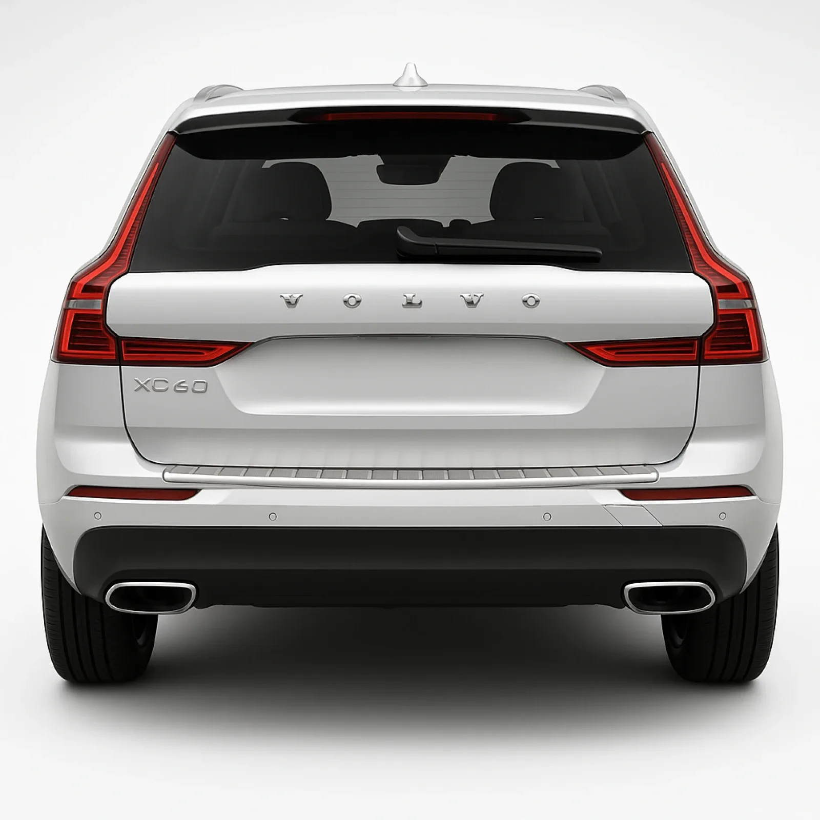Volvo Xc 60 Arka Tampon Eşiği. Paslanmaz Çelik SUV 2017 ve sonrası