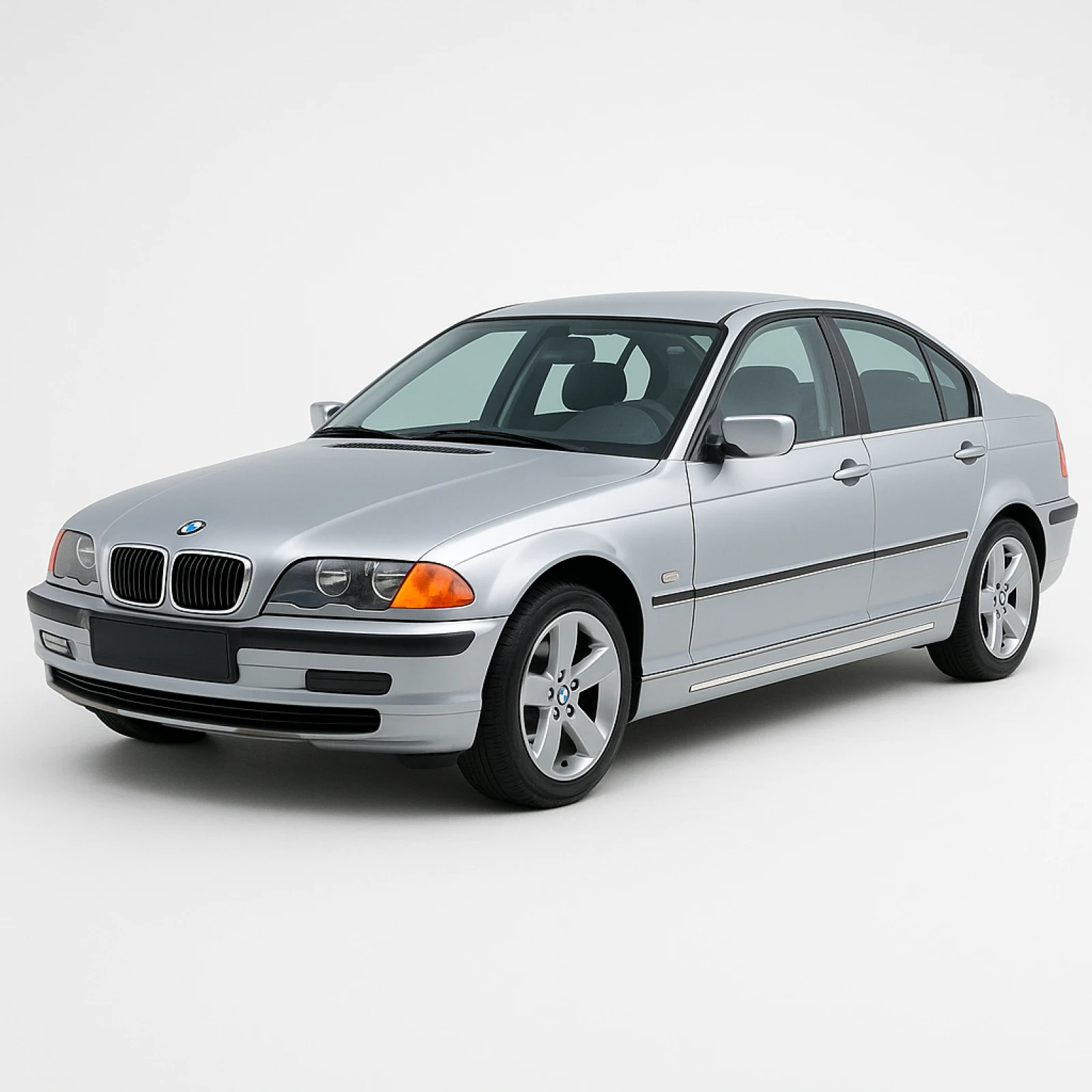 BMW 3 Series E 46 Yan Kapı Çıtası 6 Kapı Paslanmaz Çelik Sedan 1998 ve sonrası 2003